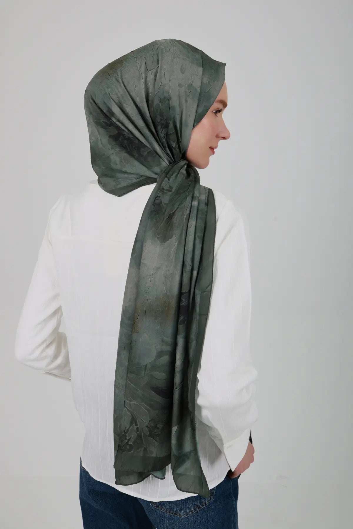 Neva Desenli Çağla Şal - Görsel 4
