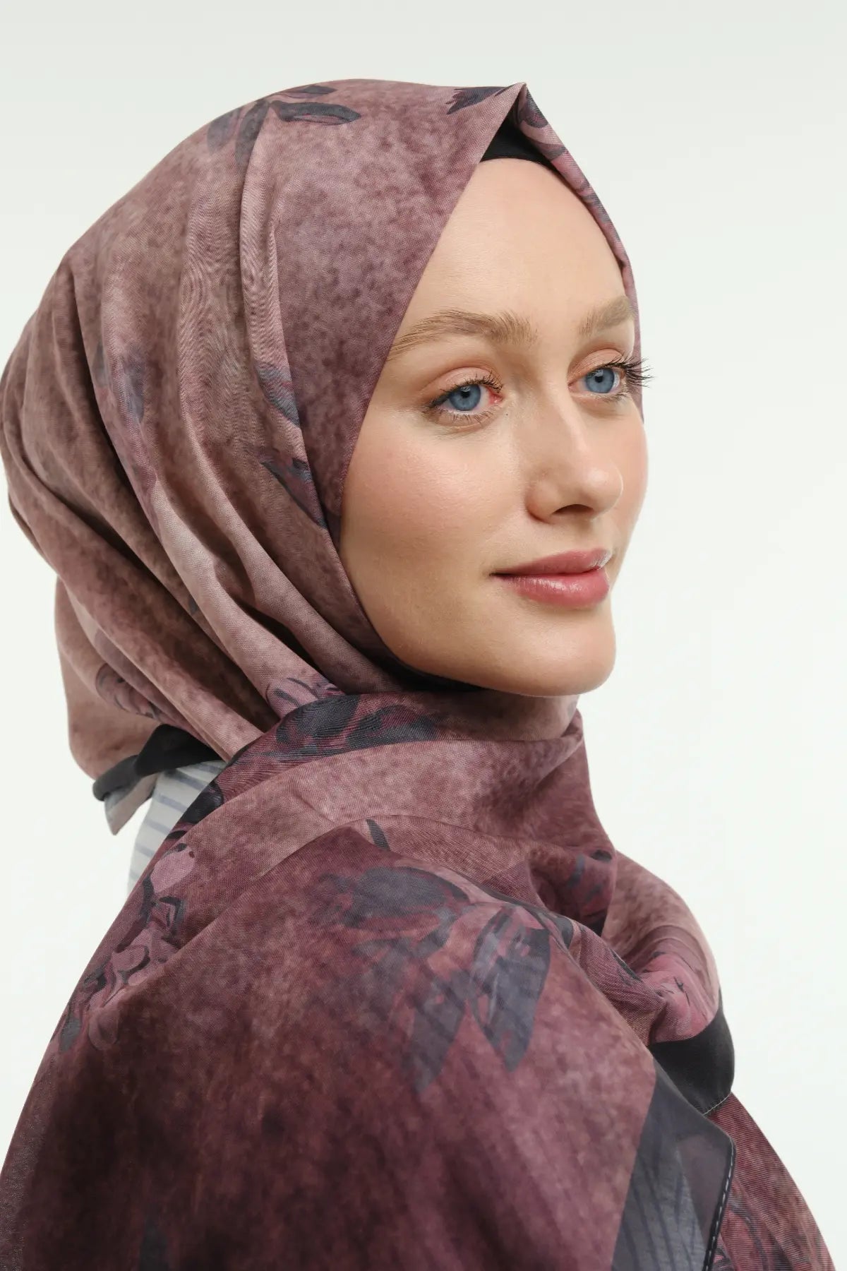Terra Desen Şal - Gül Kurusu - Görsel 2